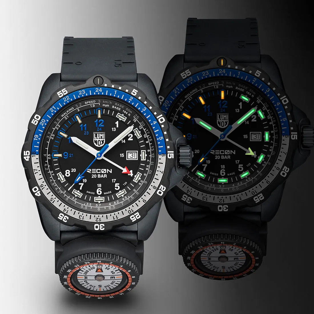 ルミノックス 時計 RECON NAV 8830 【ベルト社外品】 Amazon.co.jp: Luminox 純正 Recon II Nav 8840 8830 23mm