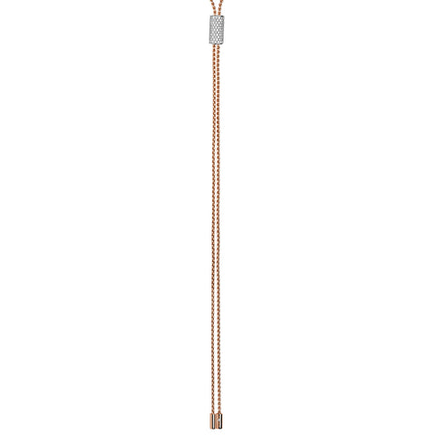 ARIA ダイヤモンドパヴェのスライドネックレス