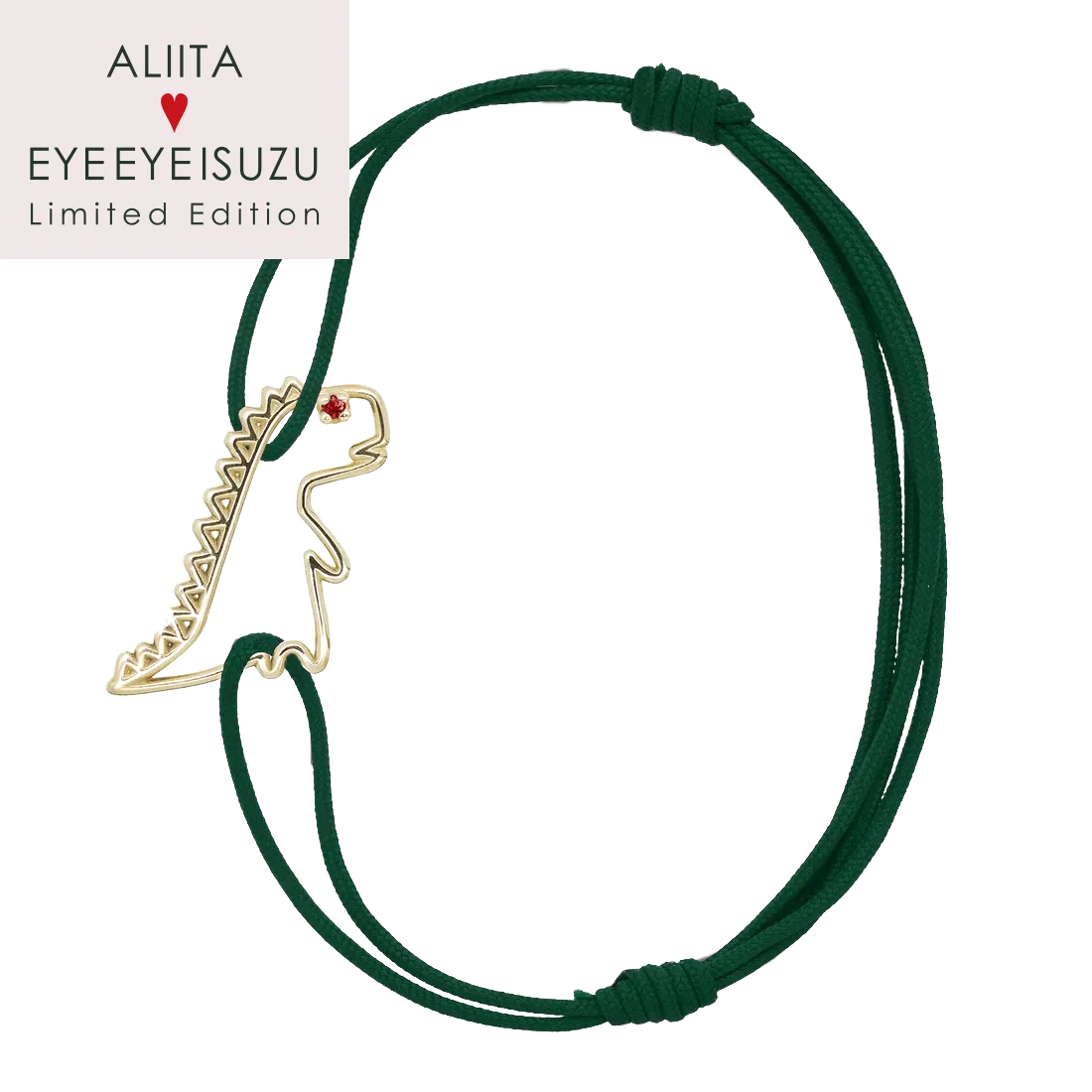 アリータ EYEEYEISUZU限定 DINO ルビー コードブレスレット 99.SCBPUH90024YG09K