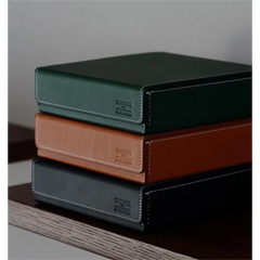 CRAFTMANSHIP COLLECTION BOX FOR 3 / SOMES SADDLE / Black & Dark Red