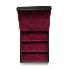 CRAFTMANSHIP COLLECTION BOX FOR 3 / SOMES SADDLE / Black & Dark Red