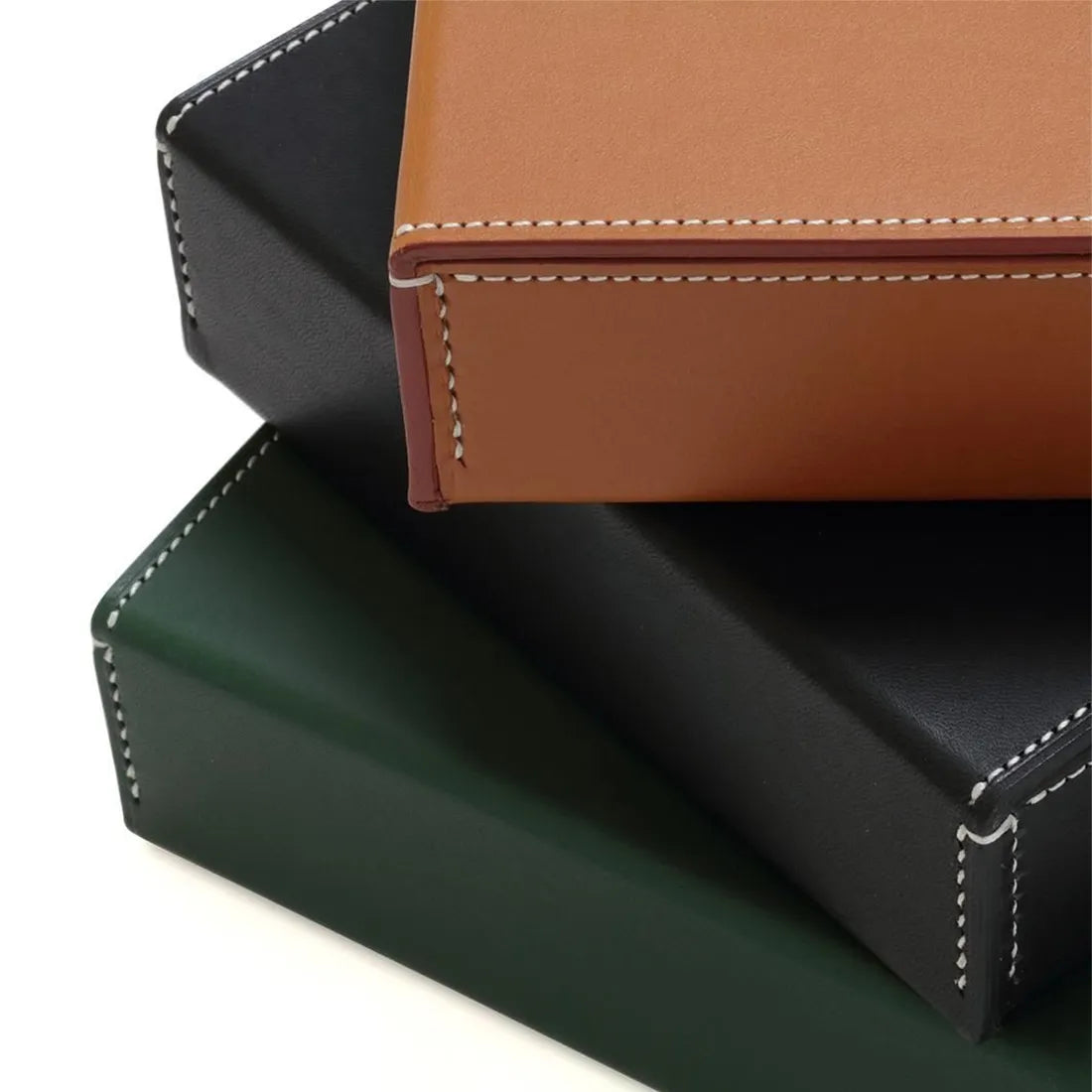 CRAFTMANSHIP COLLECTION BOX FOR 3 / SOMES SADDLE / Black & Dark Red