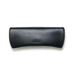 PATCHWORK LEATHER EYEWEAR CASE / SOMES SADDLE / Black - flap type