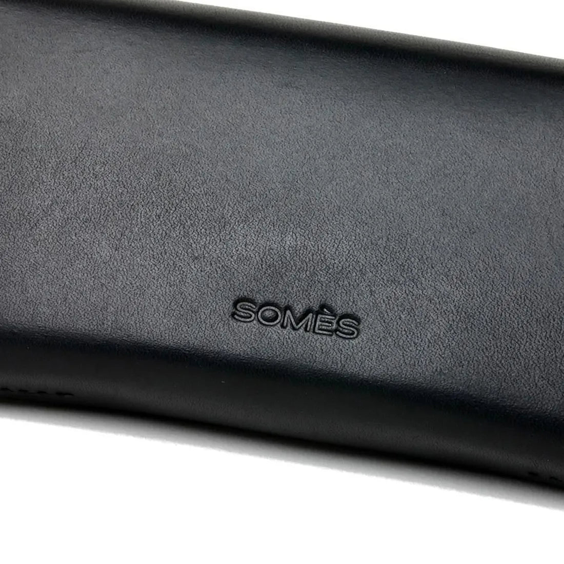 PATCHWORK LEATHER EYEWEAR CASE / SOMES SADDLE / Black - flap type