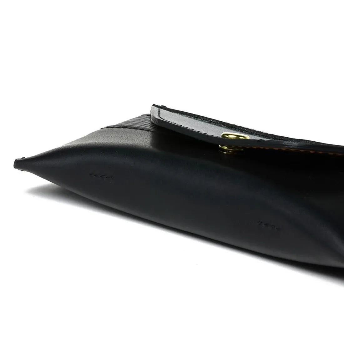 PATCHWORK LEATHER EYEWEAR CASE / SOMES SADDLE / Black - flap type