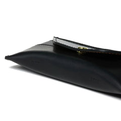 PATCHWORK LEATHER EYEWEAR CASE / SOMES SADDLE / Black - flap type