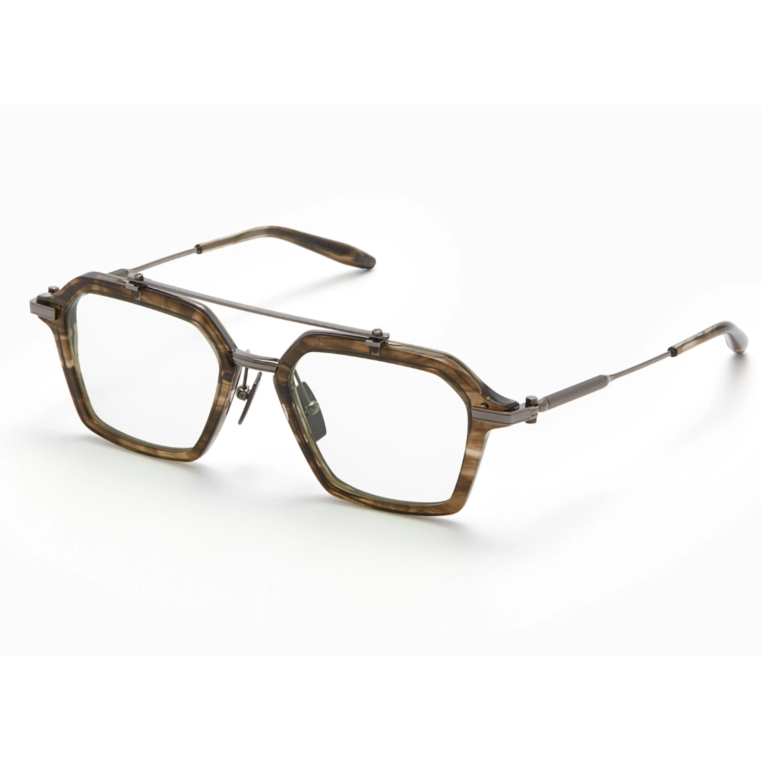 AKARI［Col.：Green Tortoise Swirl / Fit：Alternative Fit］