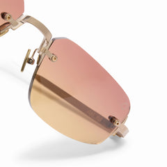 JUNO-THREE［Col.：Brushed Gold / Lenses Col.：Mars to Amber］