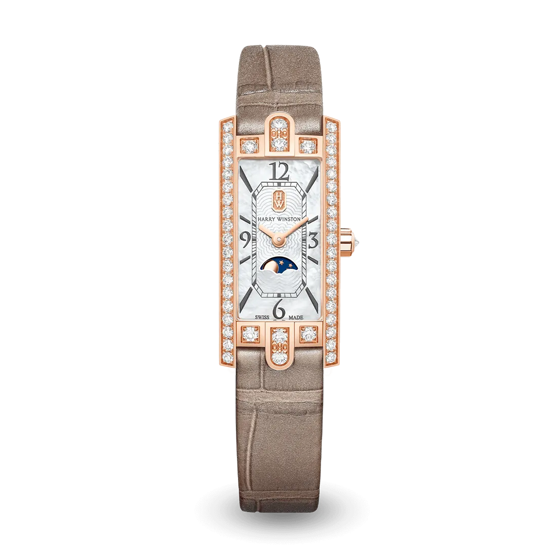 Harry Winston / ハリー・ウィンストン アヴェニューC ミニ・ムーンフェイズ AVCQMP16RR001