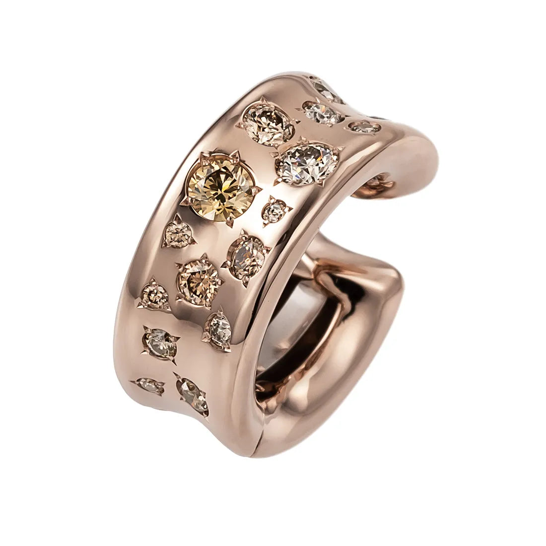 KASHIKEY BROWN DIAMOND / カシケイ ブラウンダイヤモンド メランジェバンドシリーズ イヤーカフ BMB020P