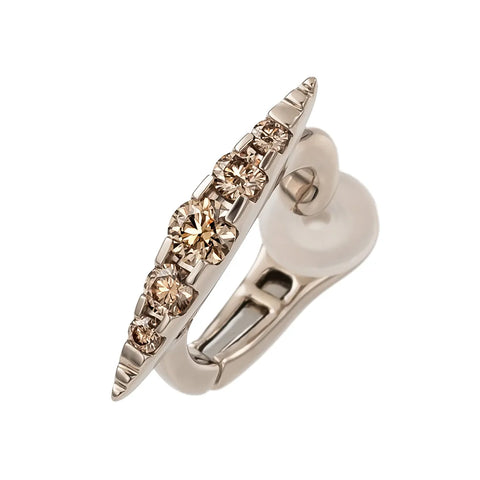 予約済み品Kashikey カシケイ ブラウンダイヤモンドピアス 片耳用 カシケイブラウンダイヤモンド【KASHIKEY BROWN DIAMOND】ピアス