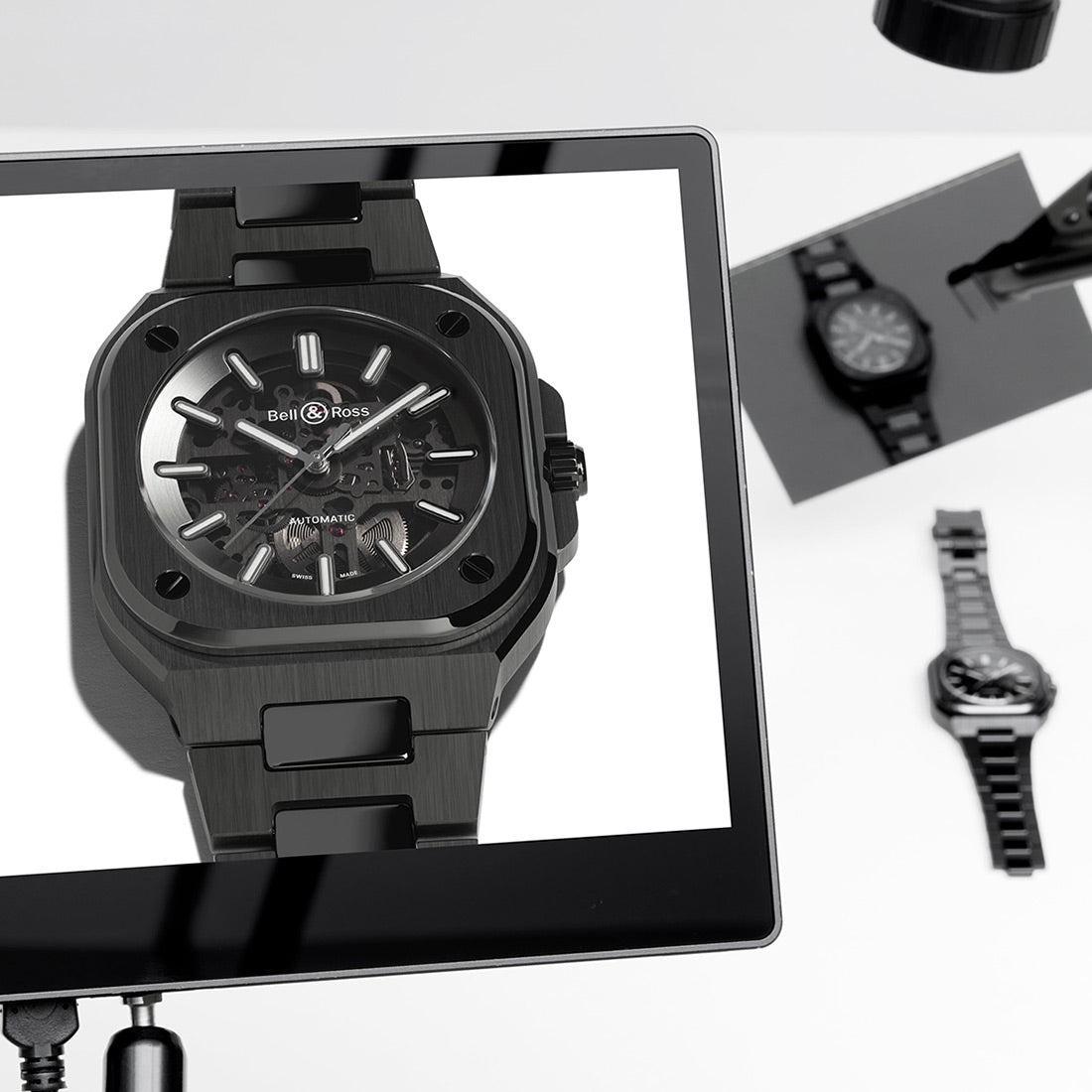 BR 05 SKELTON BLACK CERAMIC