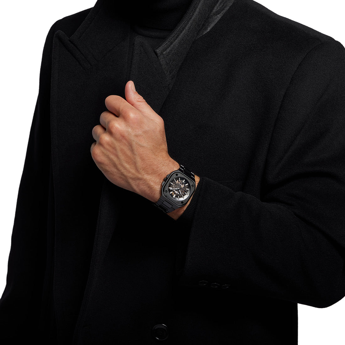 BR 05 SKELTON BLACK CERAMIC