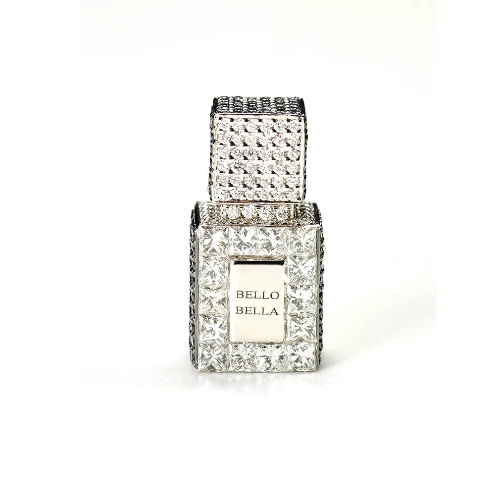 BELLO-BELLA Fragranza la Mistero ブラックダイヤ&ホワイト S サイズ (PT950)