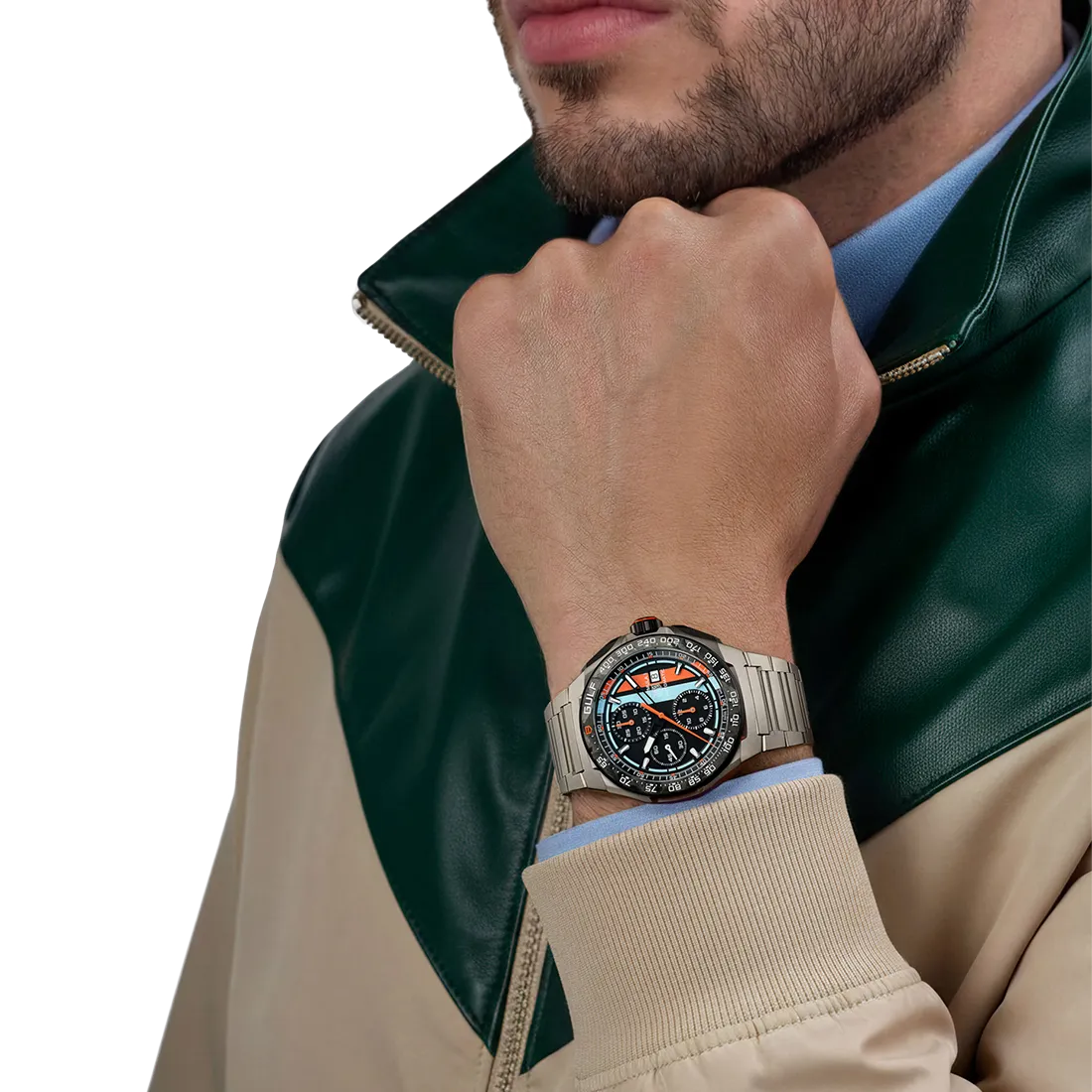 タグ・ホイヤー フォーミュラ1 クロノグラフ × ガルフ 44mm / 世界限定1,000本 (2026年モデル)
