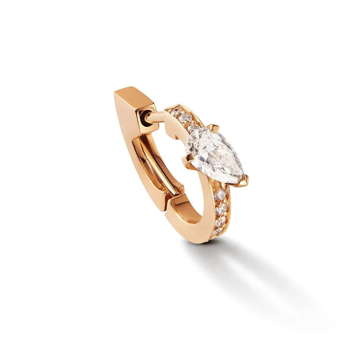 Serti Sur Vide ピアス ピンクゴールド