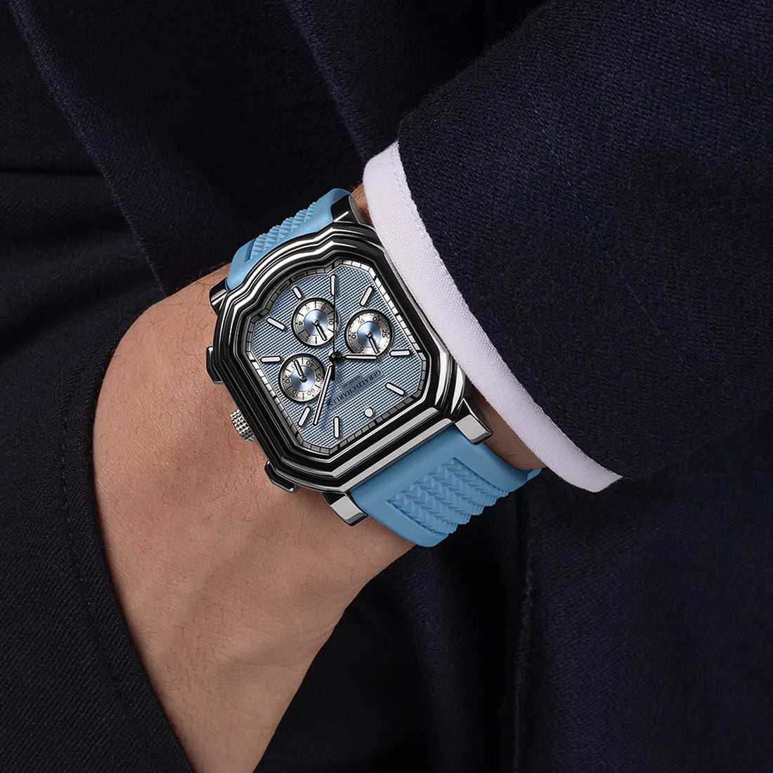 マエストロ3.0 クロノグラフ アイスブルー