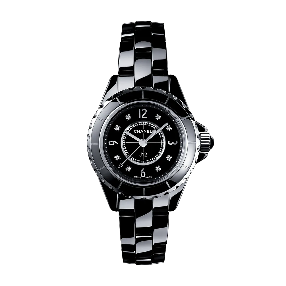 J12 quartz 29mm 8 point diamond index