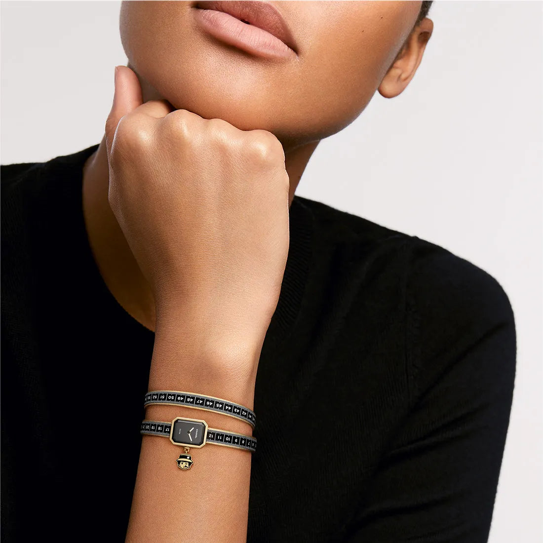 シャネル CHANEL プルミエール リボン クチュール H9858 ブラック K18YG レディース 腕時計 楽天市場】シャネル CHANEL プルミエール リボン クチュール H9858