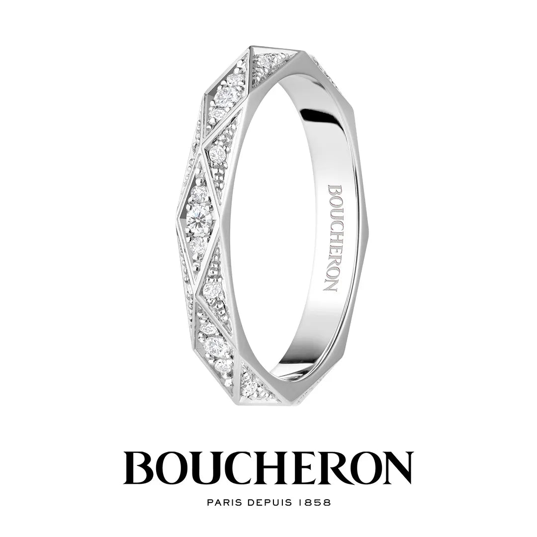 ファセット リング ミディアム フルパヴェ