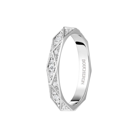 ファセット リング ミディアム フルパヴェ