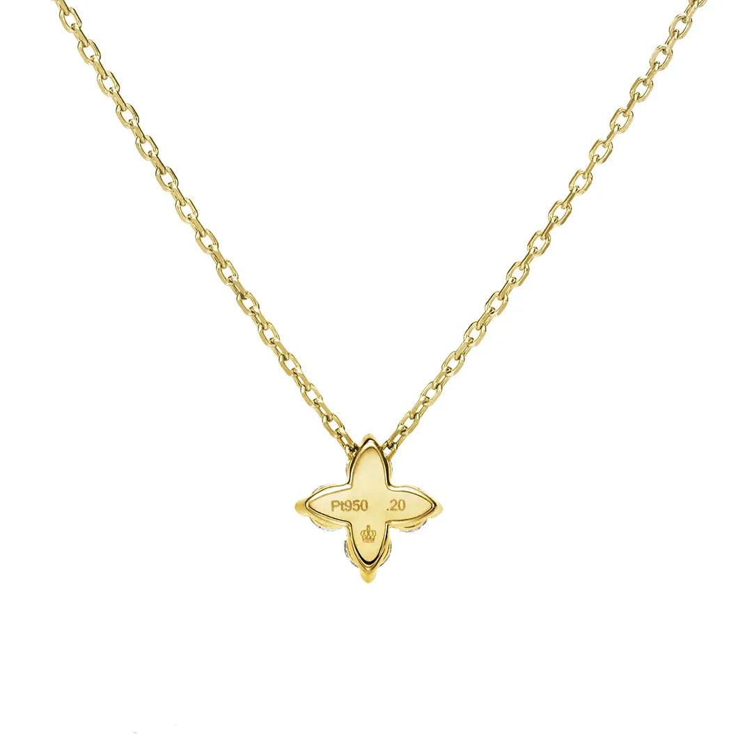 フロリアード K18イエローゴールド ダイヤモンドペンダント