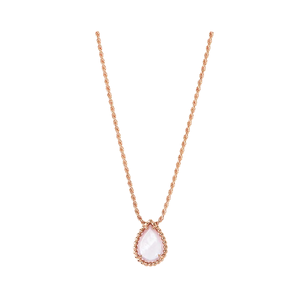 BOUCHERON / ブシュロン 日本限定 セルパンボエム ペンダント スモール ピンクマザーオブパール (JPN00597)