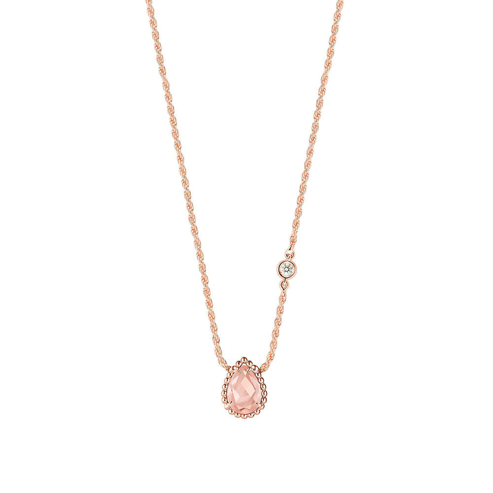 BOUCHERON / ブシュロン セルパンボエム ペンダント エクストラスモール ローズクォーツ JPN00677