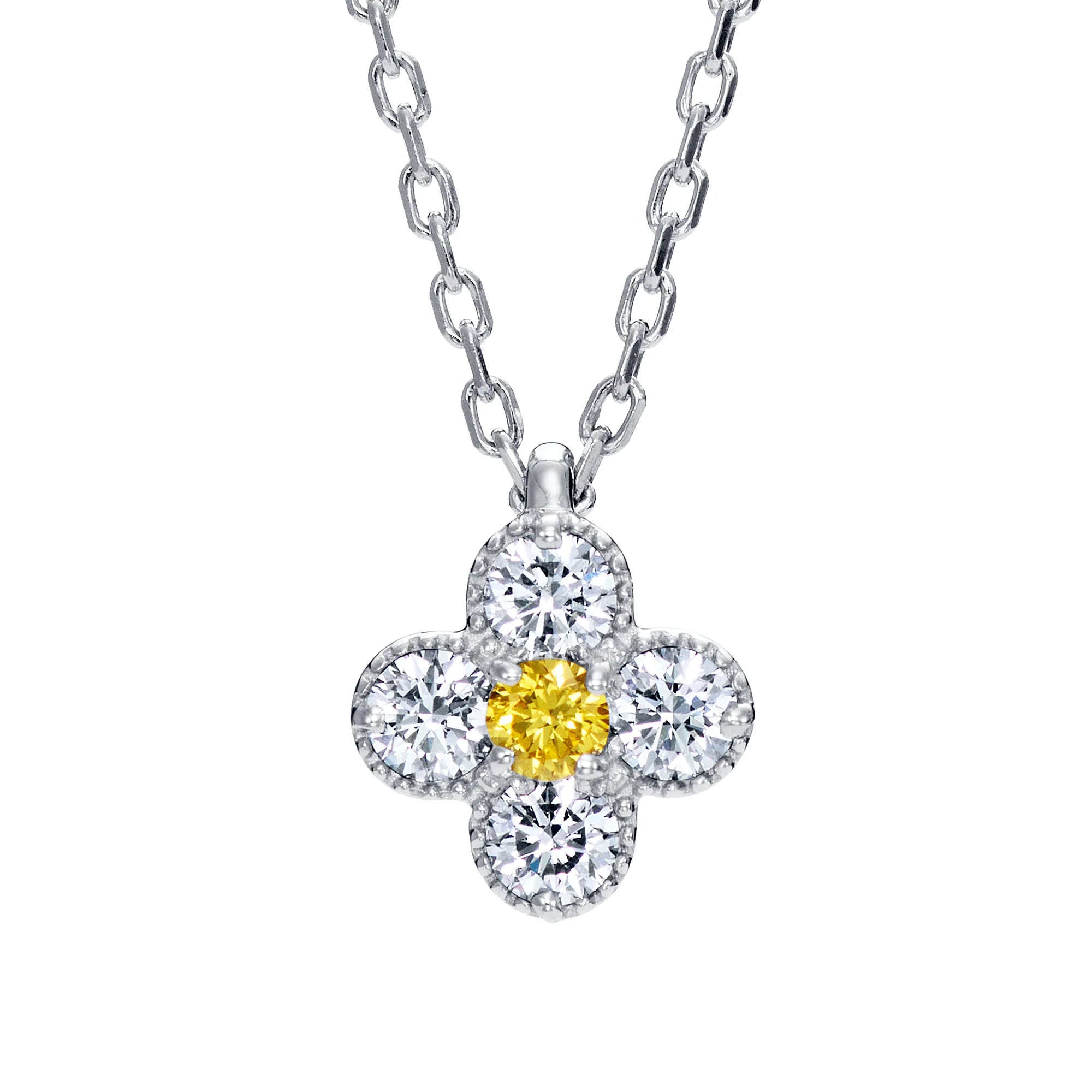 ROYAL ASSCHER / ロイヤル・アッシャー 【創業170周年記念】フロリアードペンダント KPAOR063BP