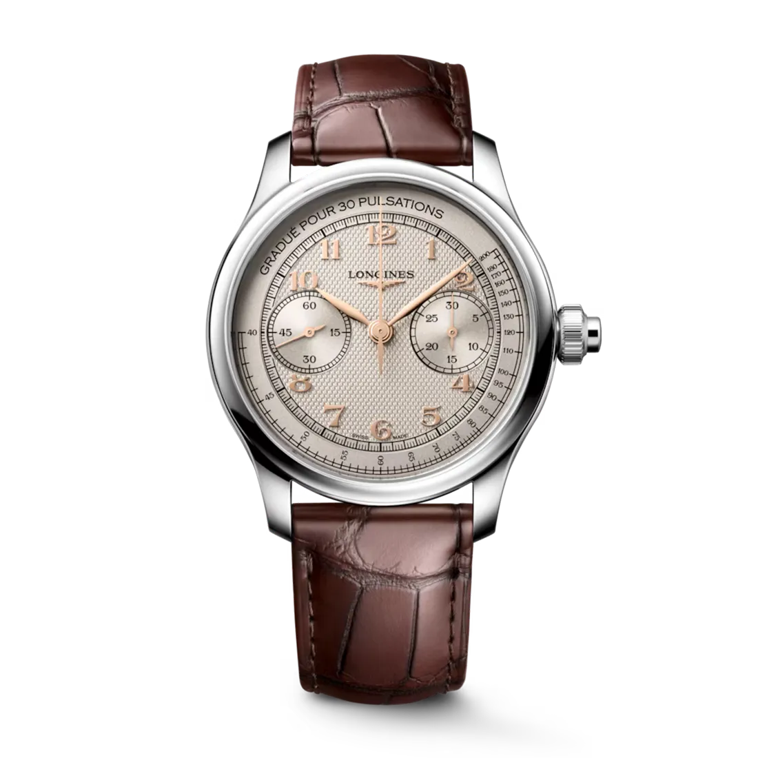 ロンジン マスターコレクション クロノ モノプッシャー 41.00mm (2026年モデル)