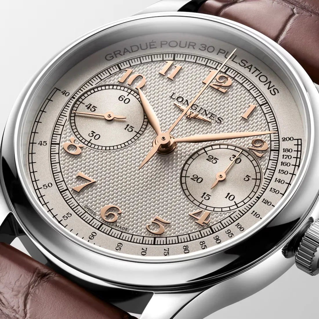 ロンジン マスターコレクション クロノ モノプッシャー 41.00mm (2026年モデル)