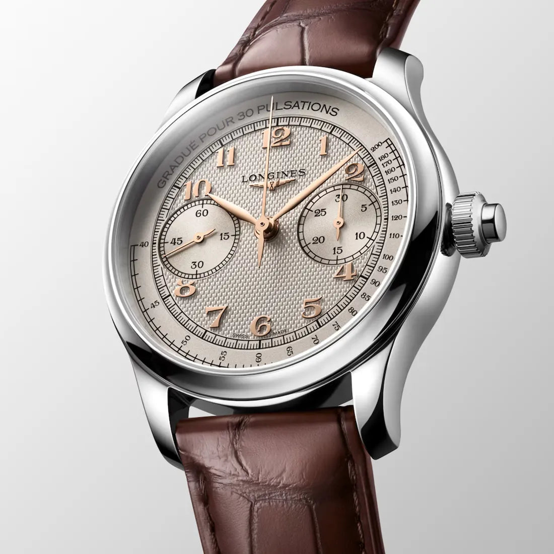 ロンジン マスターコレクション クロノ モノプッシャー 41.00mm (2026年モデル)