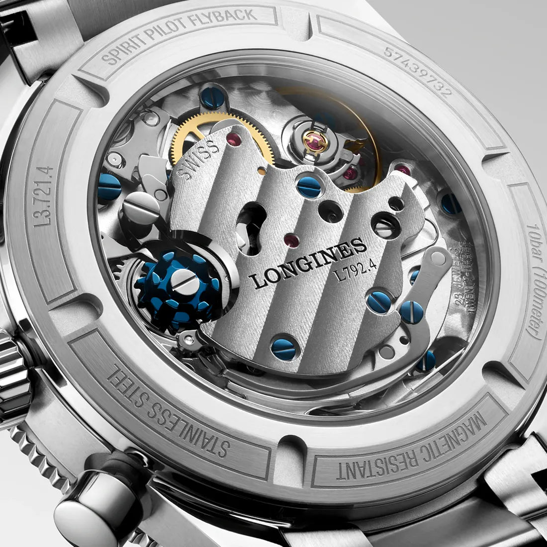 ロンジン スピリット PILOT FLYBACK 39.50mm L3.721.4.53.6｜ロンジン