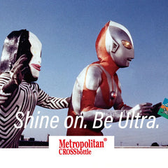 MCB347 /  ウルトラマンvsダダ / ウルトラマン＆MetropolitanCrossbottle：30cm×30cm