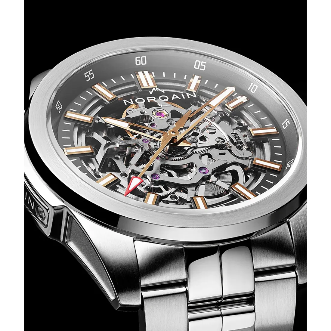インディペンデンス スケルトン 42MM グレー N3000SLA/G303/102SI