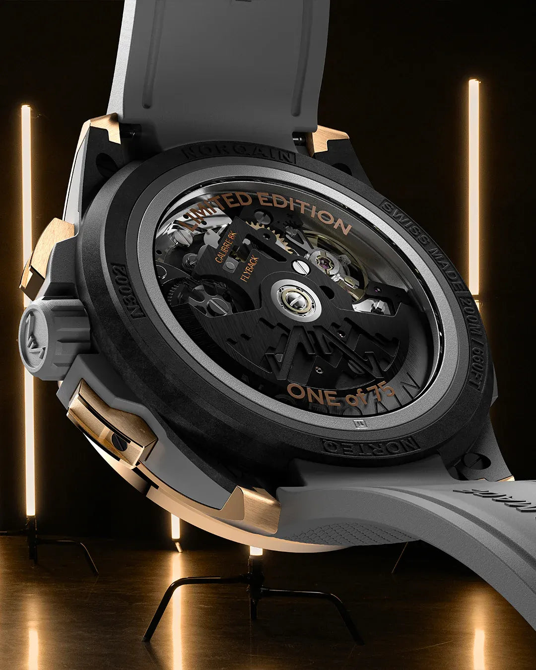 ワイルドワン スケルトン クロノ Red Gold リミテッドエディション 42MM / 世界限定75本