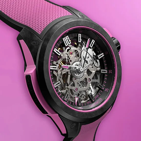 インディペンデンス ワイルドワン スケルトン 39MM ハイパーピンク インディペンデンス ワイルドワン スケルトン 39MM ハイパーピンク