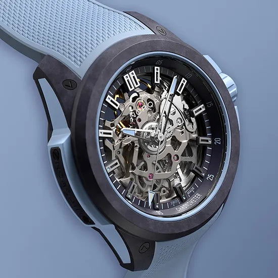 インディペンデンス ワイルドワン スケルトン 39MM パープル アイス