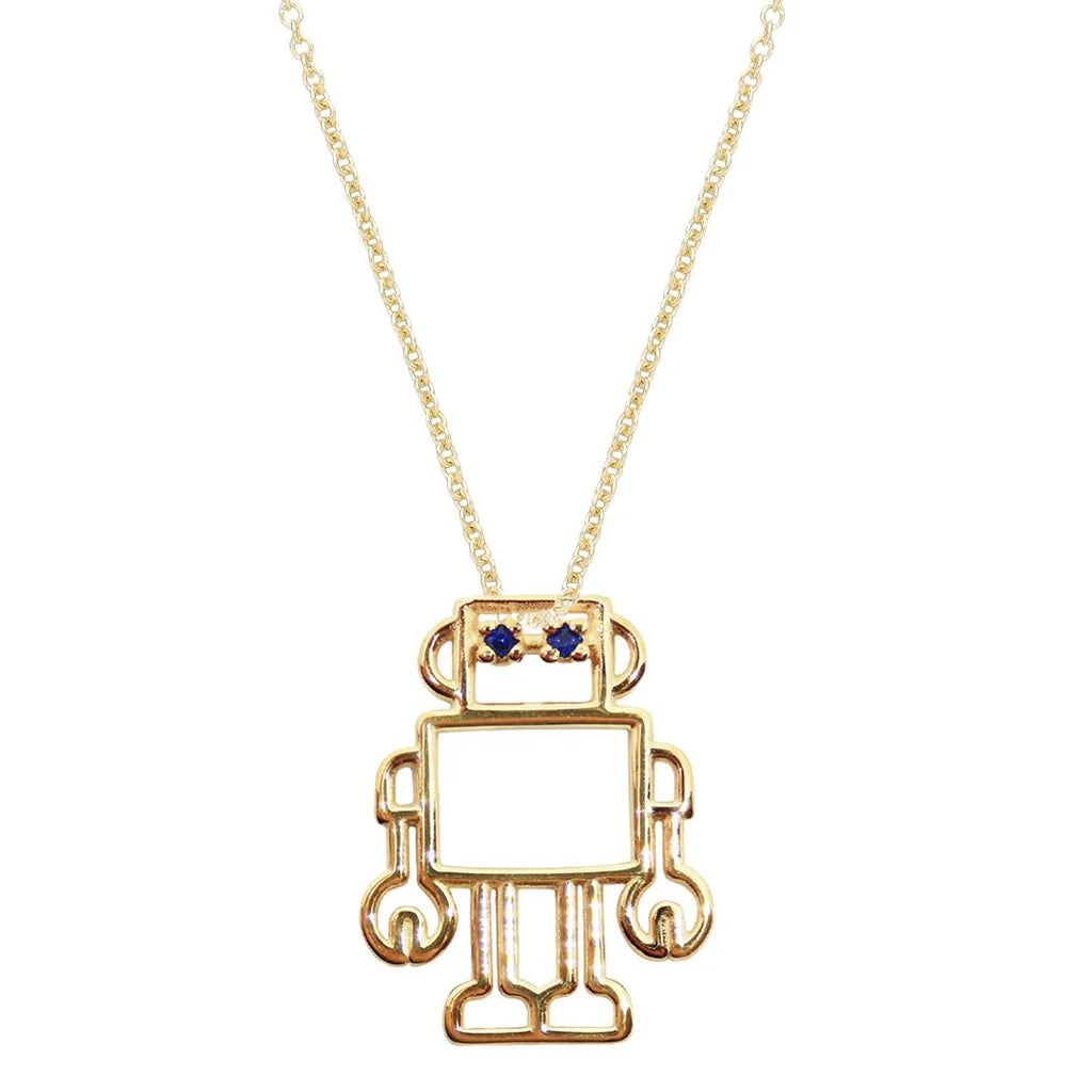 ROBOT ブルーサファイア ネックレス