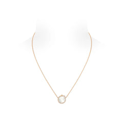 Antiferペンダント ピンクゴールド、マザーオブパール