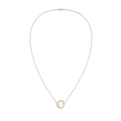 Antiferペンダント ピンクゴールド、マザーオブパール