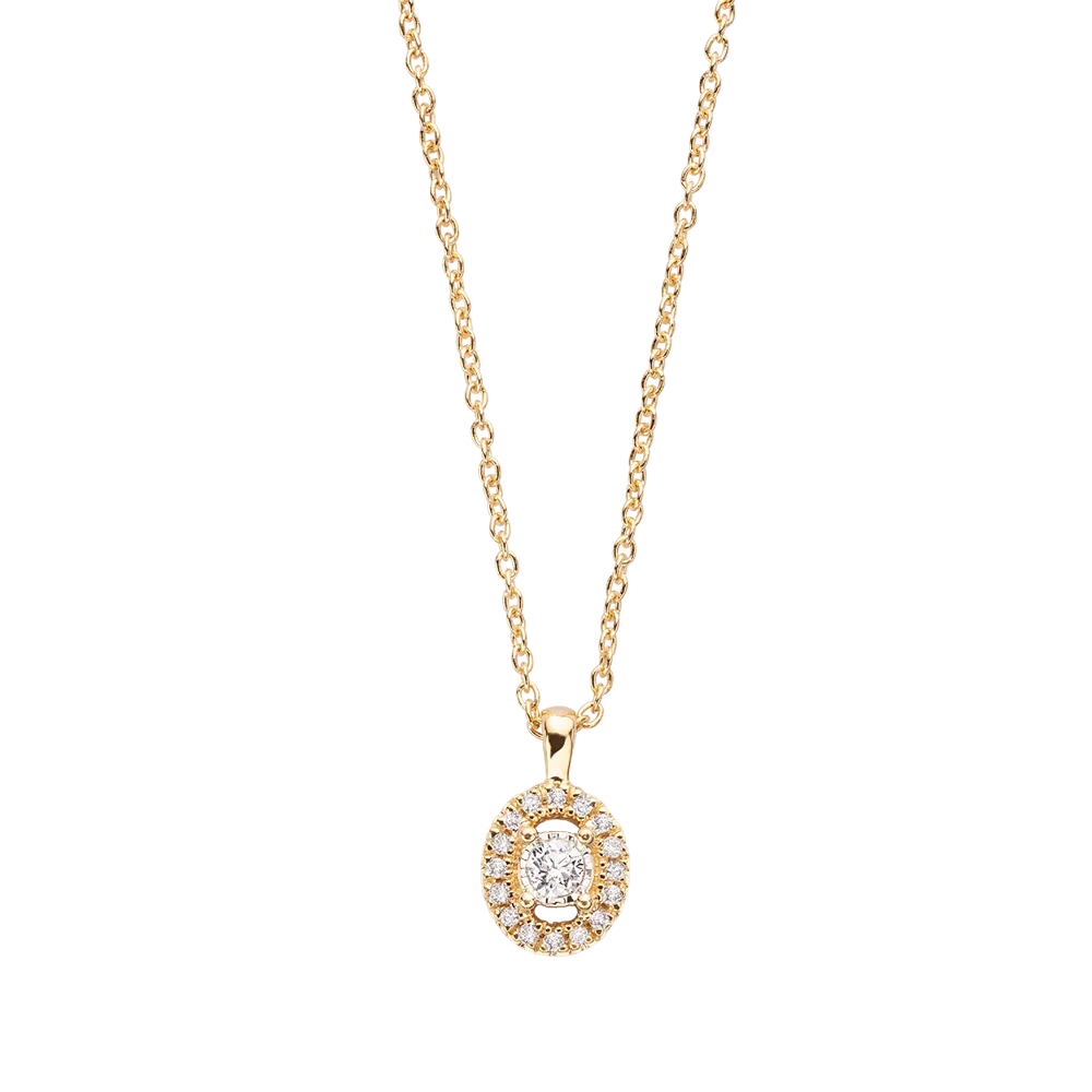 Vie Liberte & Amour Pendant (YG)