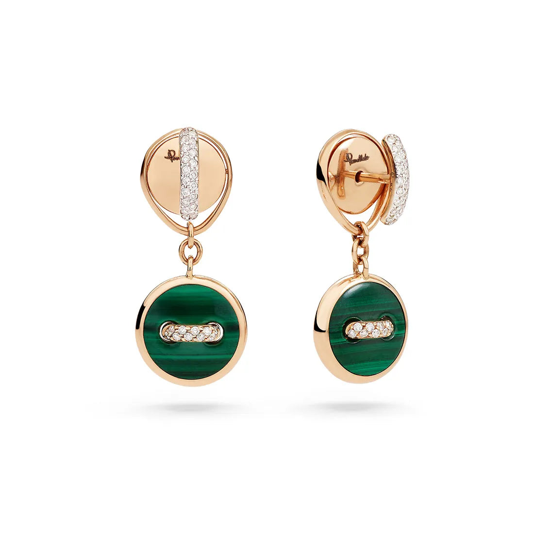 ポムポムドット リバーシブル ピアス