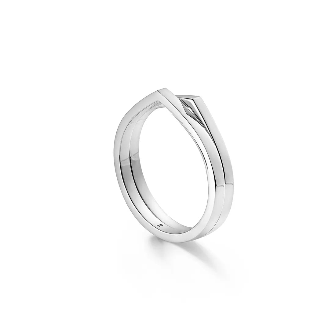 Antifer 2連 リング ホワイトゴールド