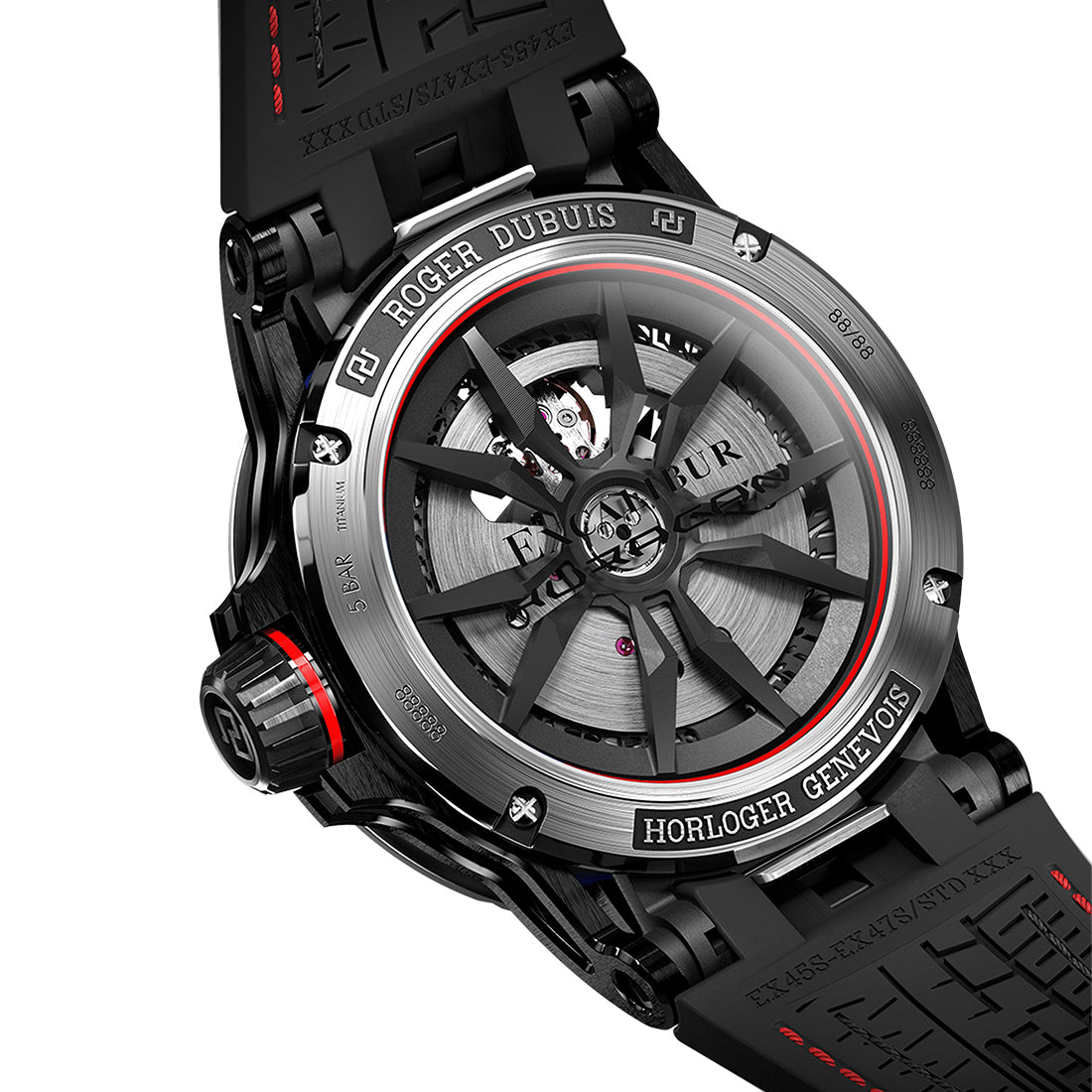 EXCALIBUR SPIDER HURACÁN チタン 45MM (世界限定88本)