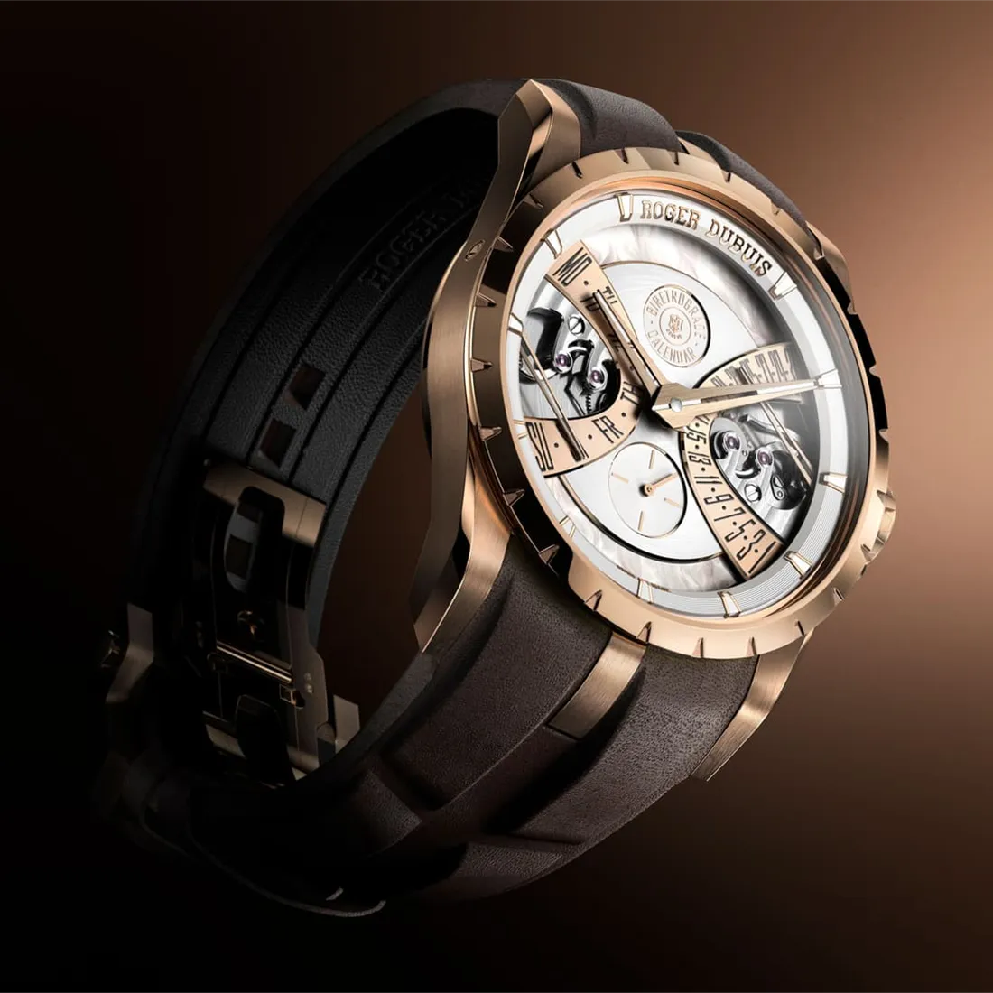 エクスカリバー バイレトログラード カレンダー 40MM DBEX1179｜ロジェ