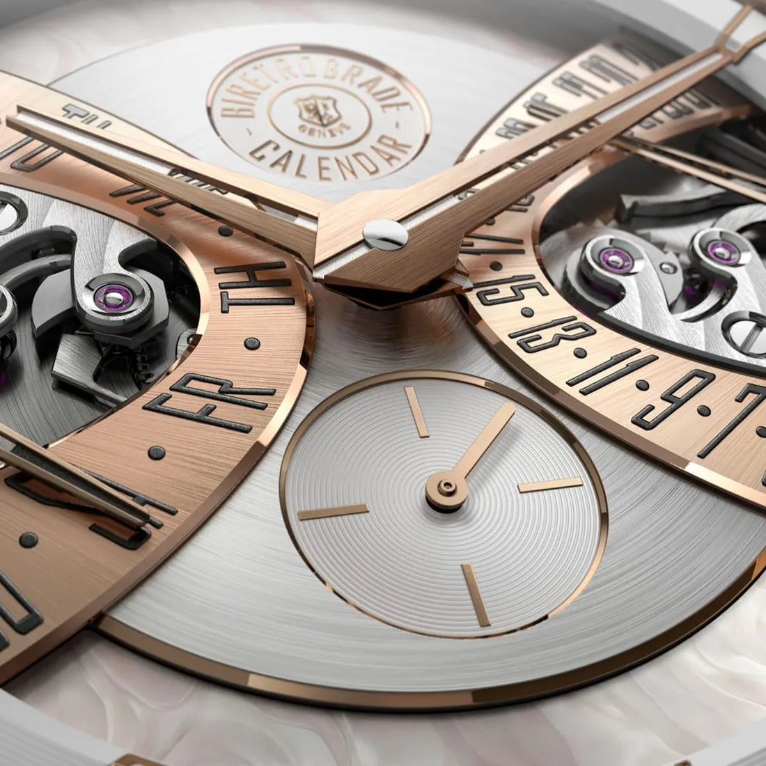 エクスカリバー バイレトログラード カレンダー 40MM