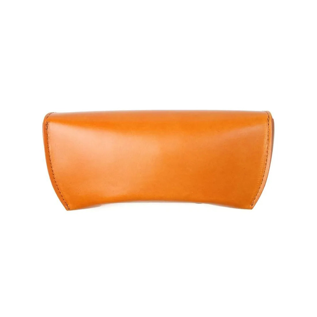 OIL LEATHER EYEWEAR CASE / Orange & Mint Green