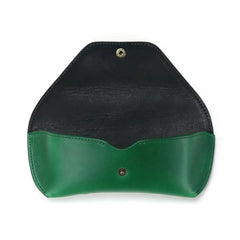 HORWEEN LEATHER EYEWEAR CASE 2 / Green & Black