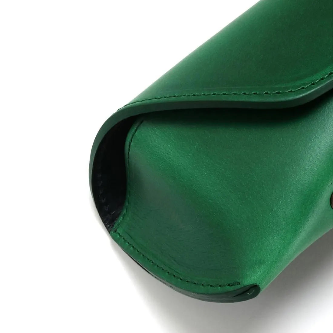 HORWEEN LEATHER EYEWEAR CASE 2 / Green & Black